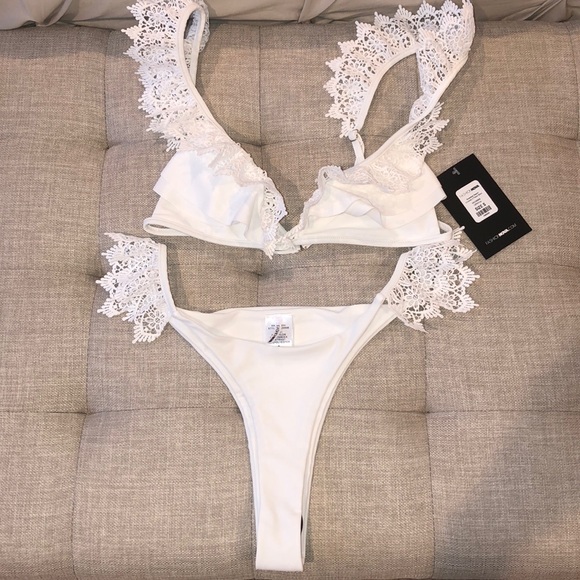 Fashion Nova Other - Fashion Nova Sweetest Beach Crochet 2 Piece Bikini